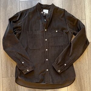 Rag & Bone Chocolate Button-Up Shirt